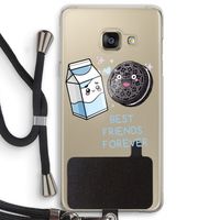 Best Friend Forever: Samsung Galaxy A3 (2016) Transparant Hoesje met koord