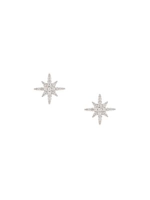 APM Monaco puces d'oreilles à motif étoile - Argent