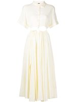 Cult Gaia robe-chemise Keegan - Blanc