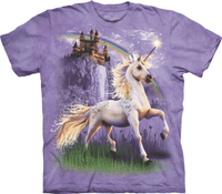 T-Shirt Mountain Artwear Unicorn Castle S