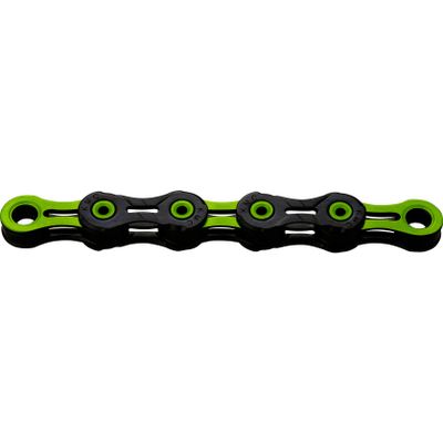 KMC ketting 1/2-11/128 116 10V DLC10 zwart/groen