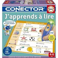 Connector Ik leer lezen - Educatief spel - EDUCA - 90 vragen, 12 thema's, boekformaat - Vanaf 4 jaar