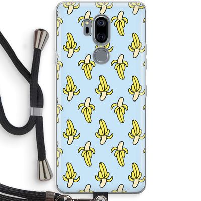 Bananas: LG G7 Thinq Transparant Hoesje met koord