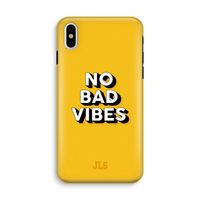 No Bad Vibes: iPhone X Tough Case