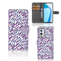 OnePlus 9 Telefoon Hoesje Feathers Color - thumbnail