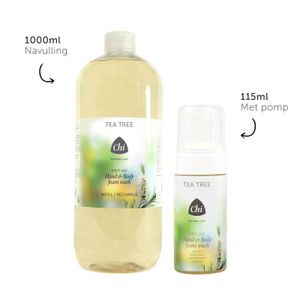 Tea tree hand & body foam wash navulling