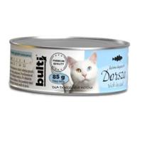 BULTI Kabeljauw-rijk gehakt - natvoer voor katten - 85g BULTI Kabeljauw-rijk gehakt - natvoer voor katten - 85g
