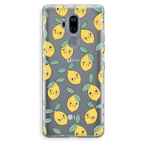 Citroenen: LG G7 Thinq Transparant Hoesje