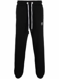 Palm Angels pantalon de jogging à patch logo - Noir