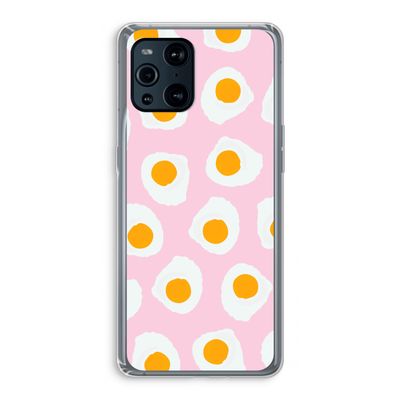 Dancing eggs: Oppo Find X3 Pro Transparant Hoesje