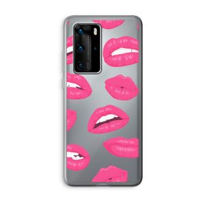 Bite my lip: Huawei P40 Pro Transparant Hoesje