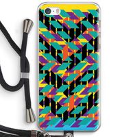 Skew Bee 1: iPhone 5 / 5S / SE Transparant Hoesje met koord
