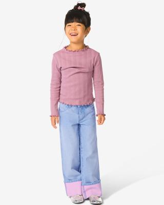 HEMA Kinderbroek straight fit paars (paars)