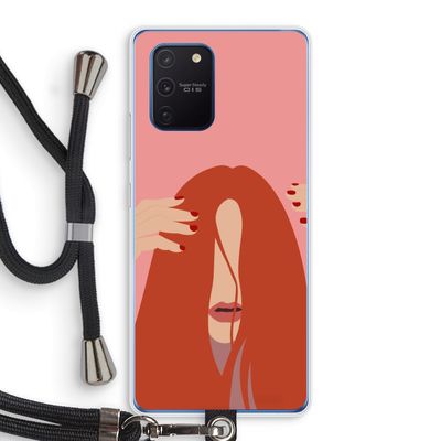 Woke up like this: Samsung Galaxy Note 10 Lite Transparant Hoesje met koord