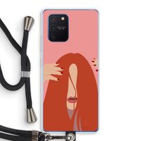 Woke up like this: Samsung Galaxy Note 10 Lite Transparant Hoesje met koord