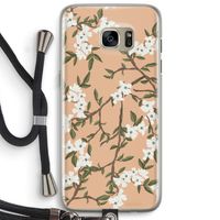 Blossoming spring: Samsung Galaxy S7 Edge Transparant Hoesje met koord