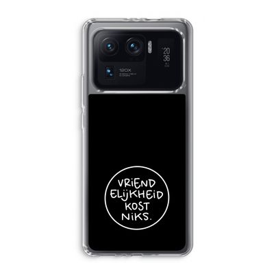 Vriendelijkheid: Xiaomi Mi 11 Ultra Transparant Hoesje