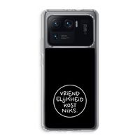 Vriendelijkheid: Xiaomi Mi 11 Ultra Transparant Hoesje