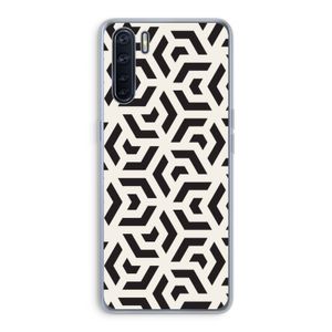 Crazy pattern: Oppo A91 Transparant Hoesje
