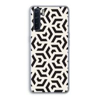 Crazy pattern: Oppo A91 Transparant Hoesje