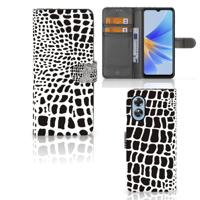 OPPO A17 | Telefoonhoesje | Met pasjeshouder | Slangenprint