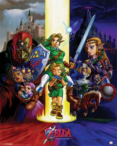 The Legend Of Zelda Ocarina Of Time Poster 40x50cm