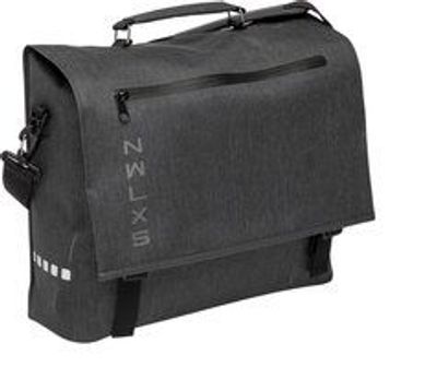 New looxs varo messenger schoudertas - grijs - waterdicht - 15l