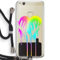 Hold My Heart: Huawei Ascend P10 Lite Transparant Hoesje met koord