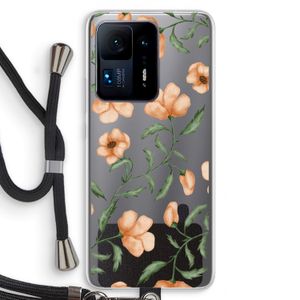 Peachy flowers: Xiaomi Mi Mix 4 Transparant Hoesje met koord