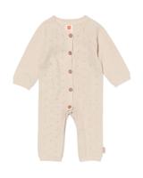HEMA Newborn jumpsuit ajour ecru (ecru)