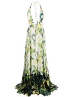 Roberto Cavalli floral-print silk dress - Multicolore