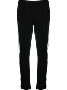 Philipp Plein pantalon court à ornements en cristal - Noir