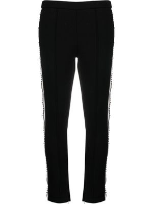 Philipp Plein pantalon court à ornements en cristal - Noir