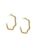 Aurelie Bidermann boucles d'oreilles en or à design de serpent - Métallisé - thumbnail