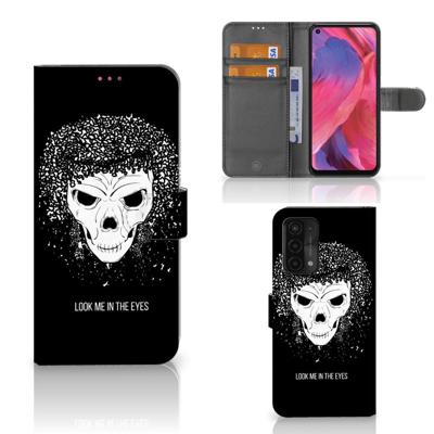Telefoonhoesje met Naam OPPO A54 5G | A74 5G | A93 5G Skull Hair Telefoonhoesje met Naam OPPO A54 5G | A74 5G | A93 5G Skull Hair