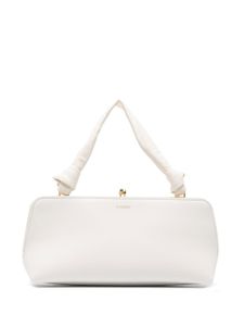 Jil Sander pochette Goji en cuir - Blanc