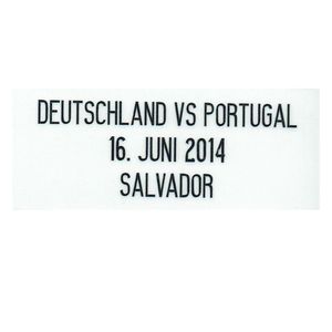 Deutschland Vs Portugal Matchday Transfer WK 2014