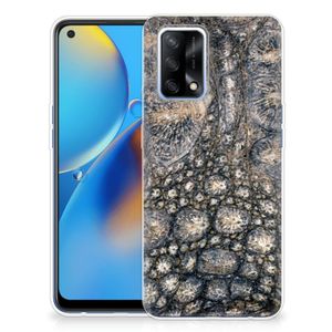 OPPO A74 4G TPU Hoesje Krokodillenprint