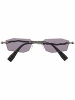 Kuboraum lunettes de soleil à monture rectangulaire - Noir