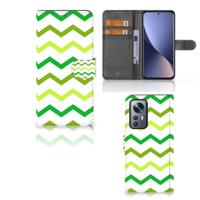Xiaomi 12 Pro | Telefoon Hoesje | Zigzag Groen