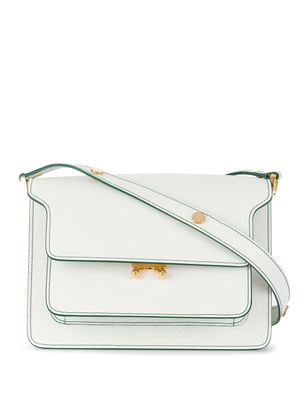 Marni sac porté épaule Trunk médium - Blanc