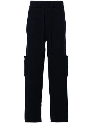 Alanui pantalon Finest en maille torsadée - Bleu