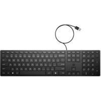 HP 320K bedraad toetsenbord Zwart Azerty Belgisch