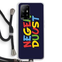 90's One: Oppo A94 5G Transparant Hoesje met koord