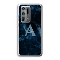 Midnight Marble: Huawei P40 Pro Plus Transparant Hoesje