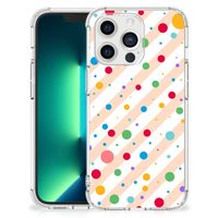 iPhone 13 Pro Max Doorzichtige Silicone Hoesje Dots