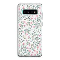 Sierlijke bloemen: Samsung Galaxy S10 Plus Transparant Hoesje