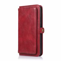 iPhone 13 Pro hoesje - Bookcase - Afneembaar 2 in 1 - Backcover - Pasjeshouder - Portemonnee - Kunstleer - Rood