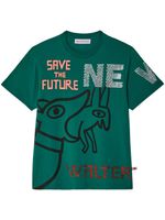 Walter Van Beirendonck t-shirt Rabbit en coton - Vert - thumbnail