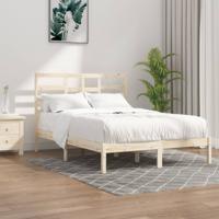 Bedframe zonder matras massief hout 160x200 cm